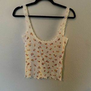 Billabong floral little love knit tank
